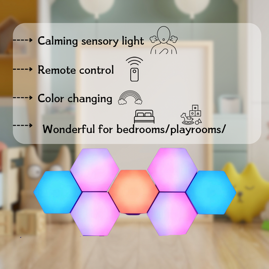 Sensory hexagon light